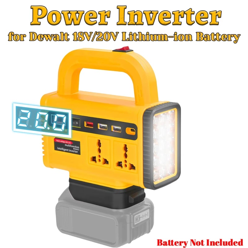 Outdoor Power Adapter Usb C - 150W Güç Çevirici, DC18V'tan AC220V'a Dönüştürücü,