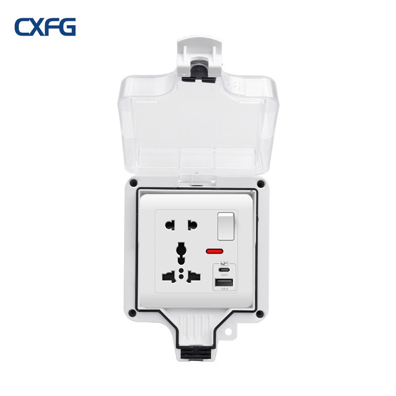 Outdoor Power Adapter Usb C - 86 Tip IP66 Dış Mekan Su