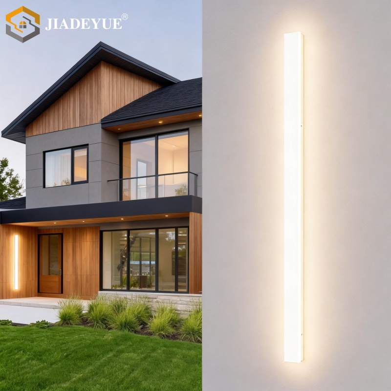 Outdoor Power Strip Weatherproof - Modern Su Geçirmez LED Uzun Duvar