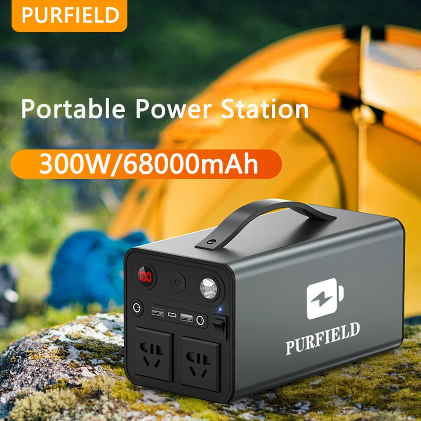 Ac Outdoor Power - PURFIELD Taşınabilir Güç 68000 mAh 300