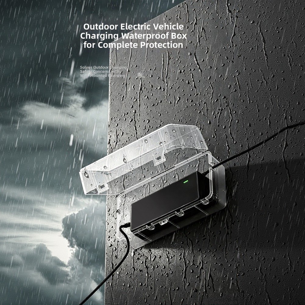 Outdoor Use Power Strip - 4 Prizli Elektrikli Su Geçirmez Kutu,