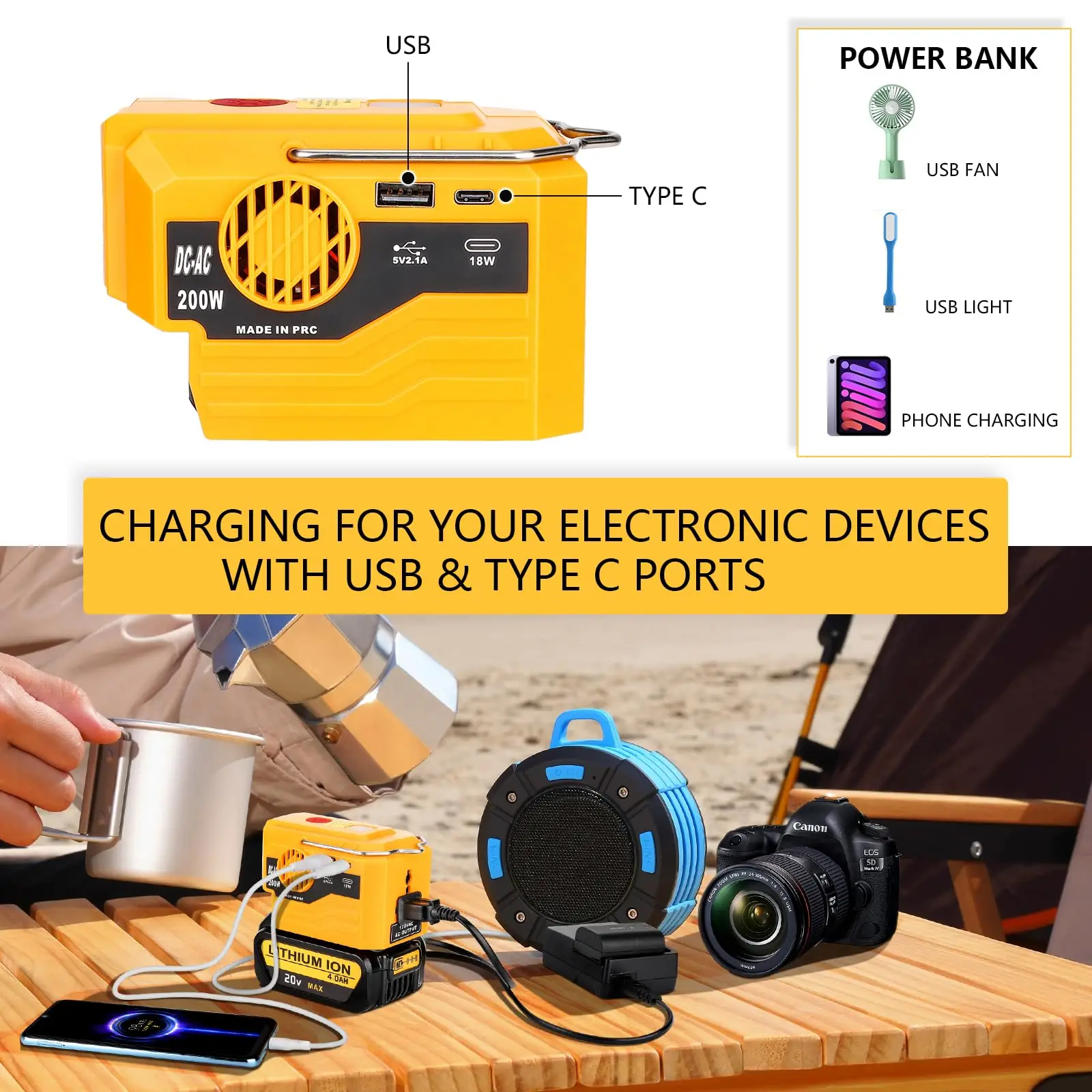 Açık Hava Kamp Güç Jeneratörü  - Ac Outdoor Power incelemesi ve fiyatı
