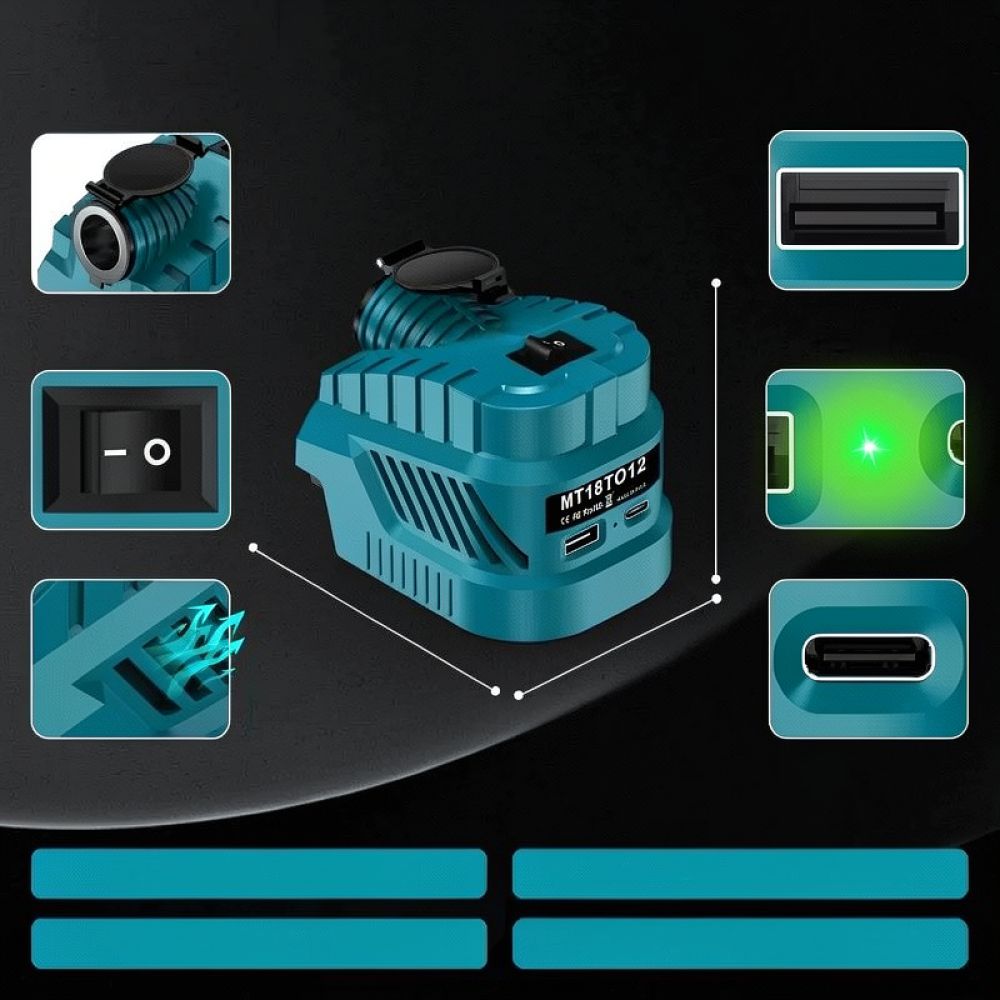 Makita, Dewalt ve Milwaukee pi - Outdoor Power Adapter Usb C incelemesi ve fiyatı