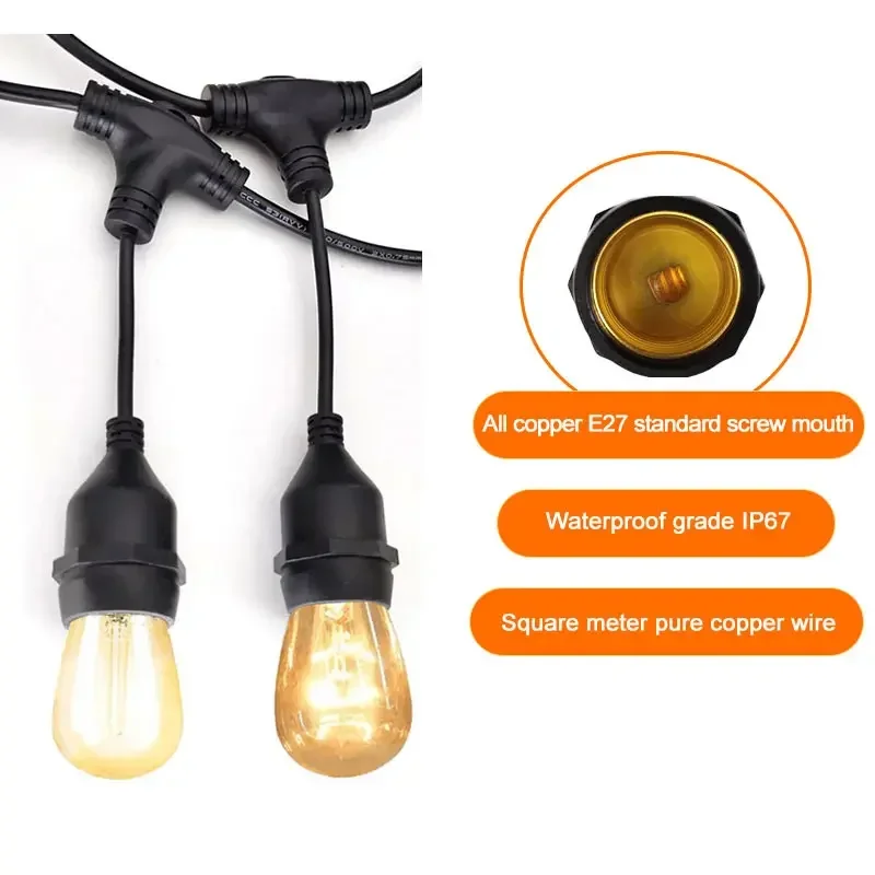 Açık E27 dişli kafa lambası tu - Outdoor Power Strip Weatherproof incelemesi ve fiyatı