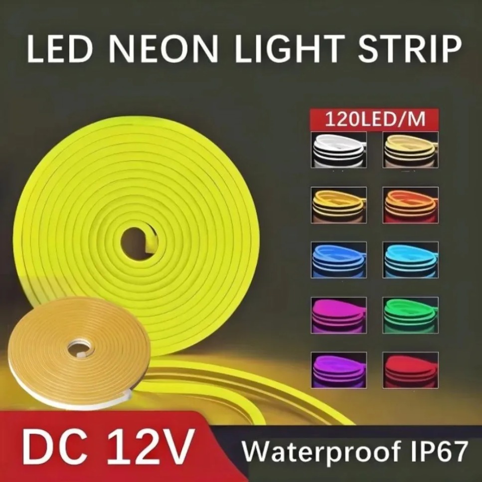 1-5m Neon Işık Şeridi 6mm DIY  - Outdoor Power Strip Weatherproof incelemesi ve fiyatı