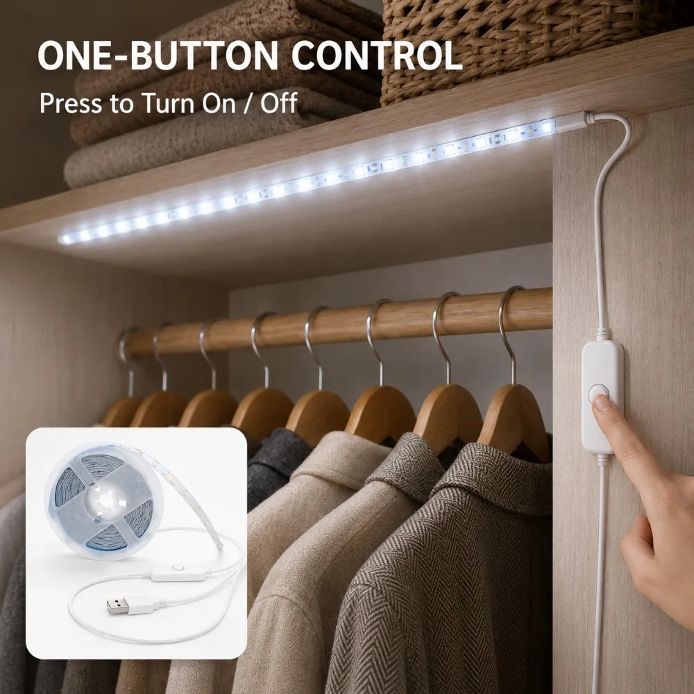 USB Düğmeli Anahtar, 2835 LED  - Outdoor Use Power Strip incelemesi ve fiyatı