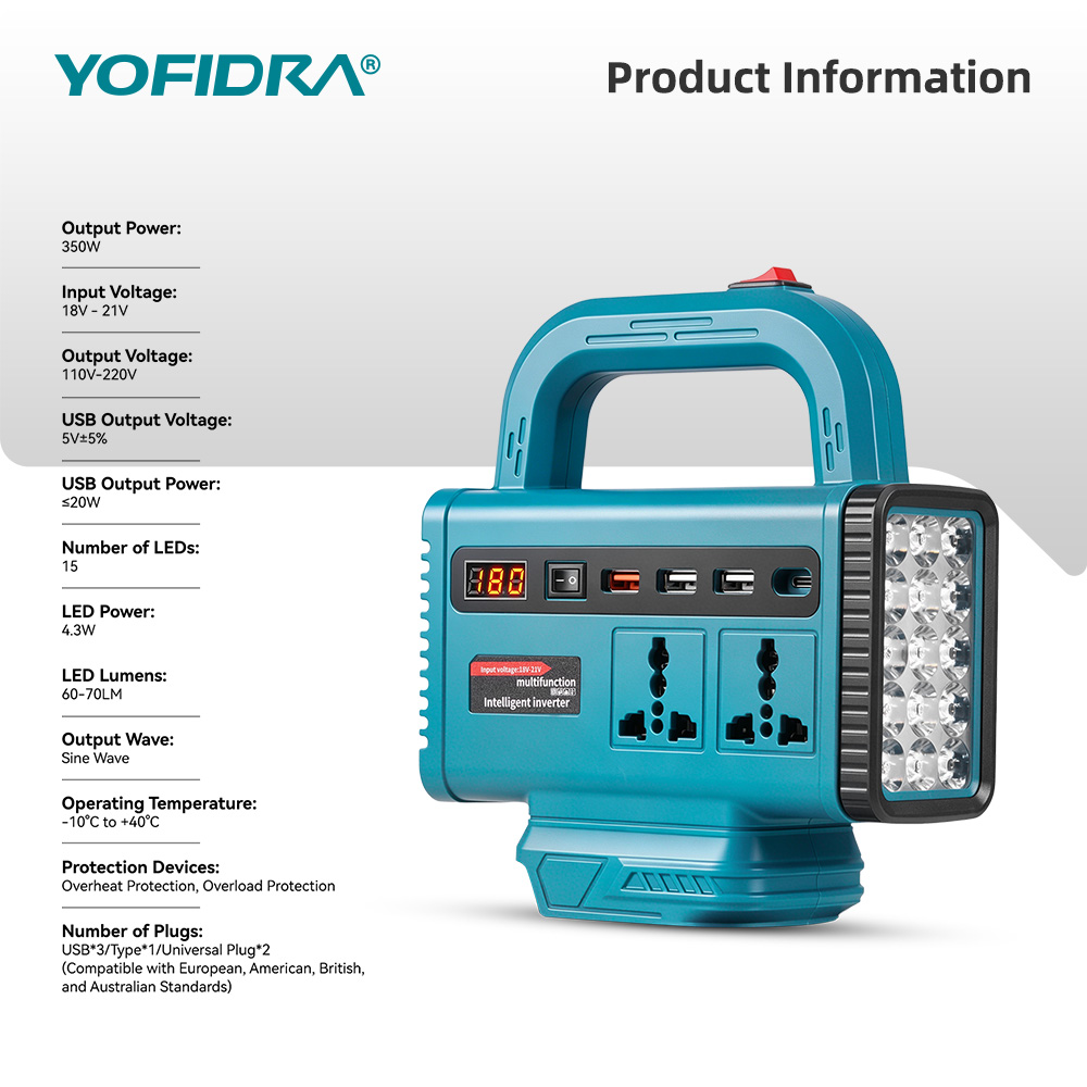 YOFIDRA 220V Taşınabilir Güç İ - Ac Outdoor Power incelemesi ve fiyatı