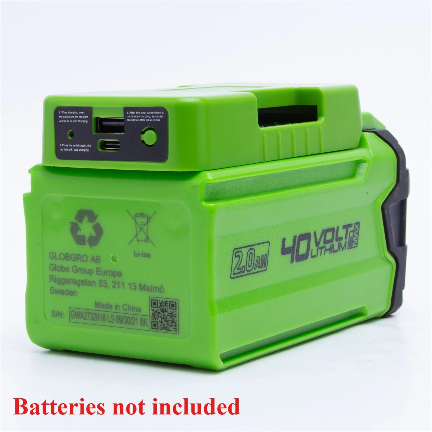 GREENWORKS 40V G-max Li-ion Ba - Outdoor Power Adapter Usb C incelemesi ve fiyatı